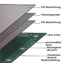 blu 650 g/m² PVC 2 x 3m (6m²) Telo-1