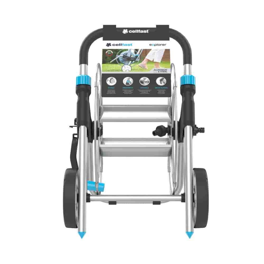 Carrello avvolgitubo in metallo EXPLORER-2