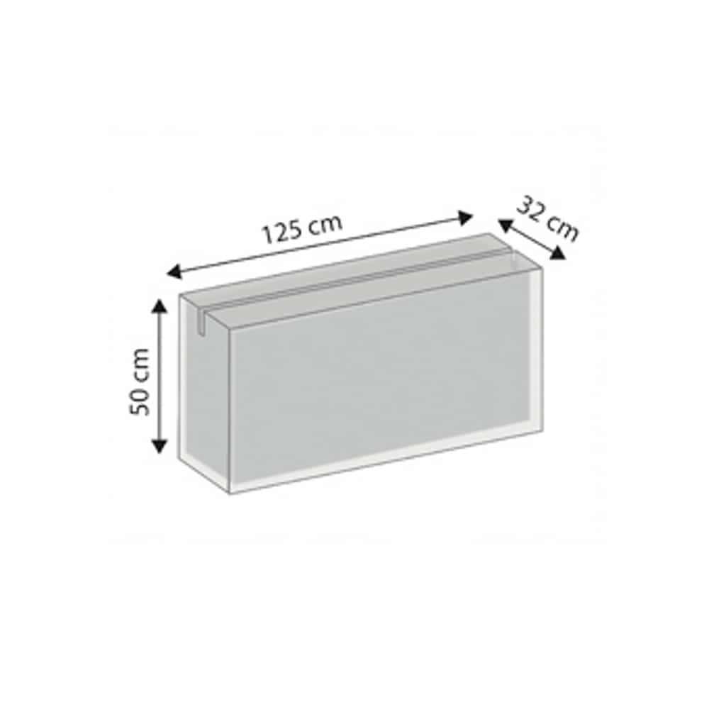 Copertura Deluxe per Cuscino, ca.125x32x50-0