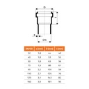 Guarnizione di ricambio DN/OD 110 (HT Safe)-1