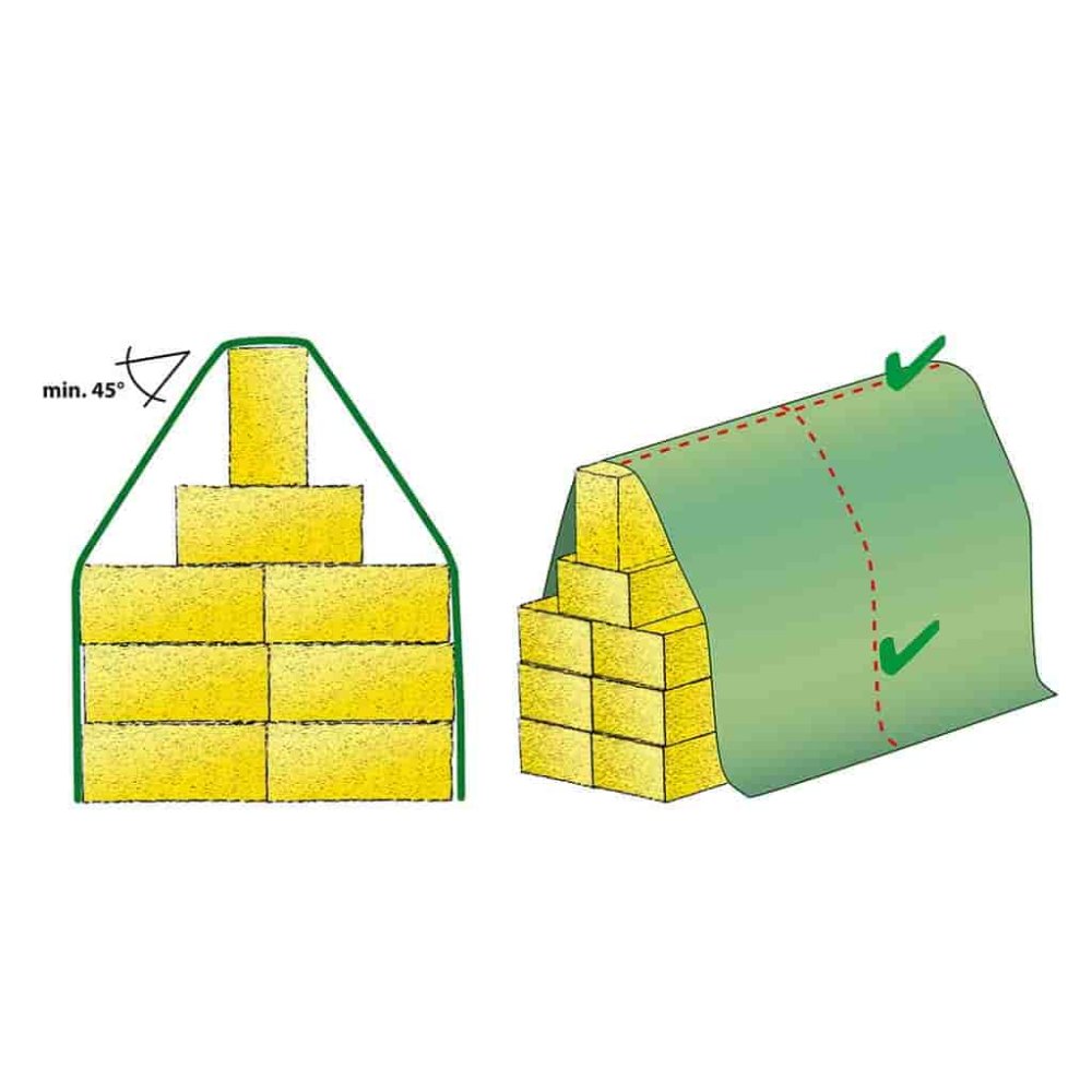 Tessuti protettivi Strohvlies 140g/m² in diverse dimensioni-3