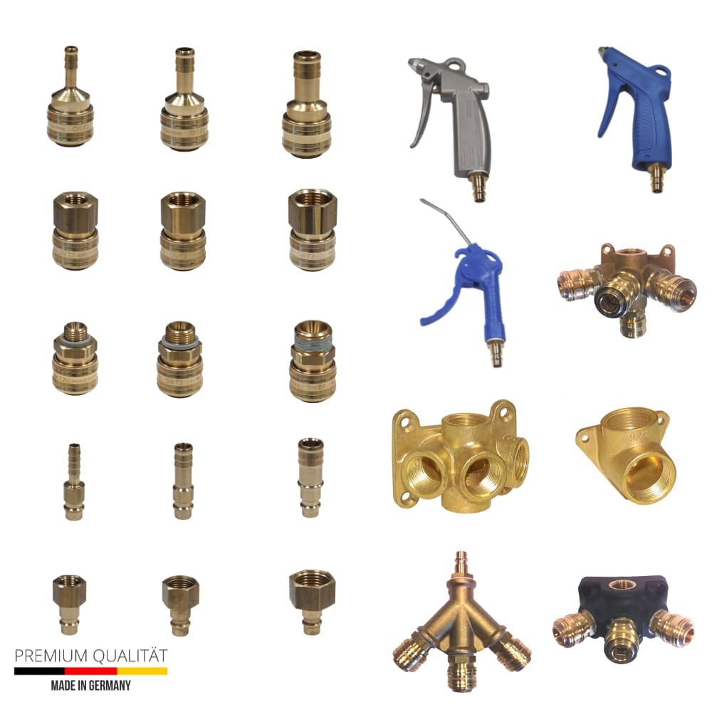 Accoppiamenti pneumatici + accessori per distributori NW 7.2-4