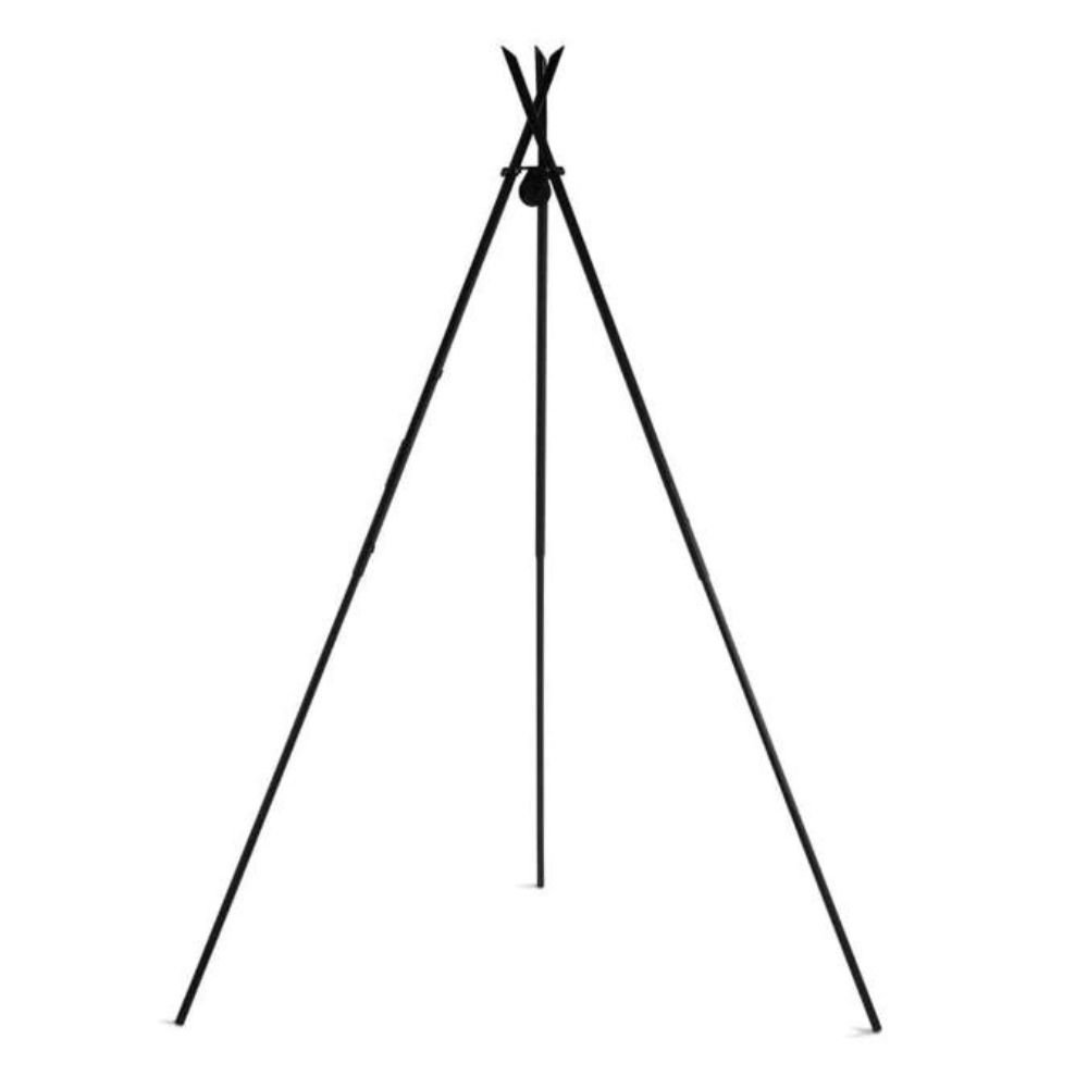 Griglia girevole "TIPI" 210 cm + Griglia 70 cm in acciaio naturale-0