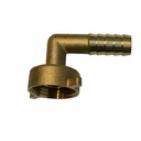 2/3 Raccordo per tubo in ottone 3/4" Angolo - 13 mm-0