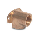 Raccordo filettato in ottone piastra a muro 3/4" IG x 3/4" IG-2