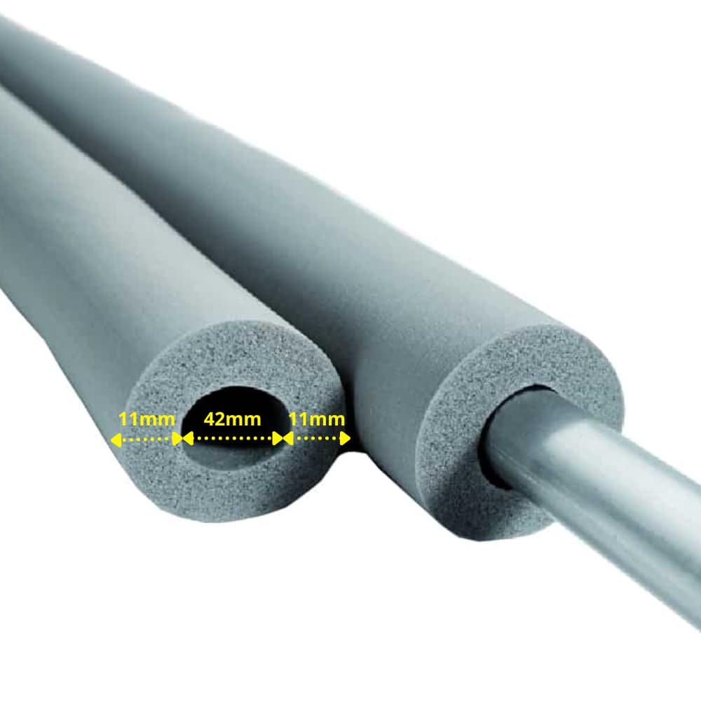 INSUL-TUBE® H PLUS Gomma 2m Isolamento Tubo Ø 42 mm x 10 mm Isolamento