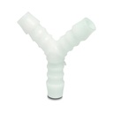 Connettore per tubi in plastica a Y 10 mm