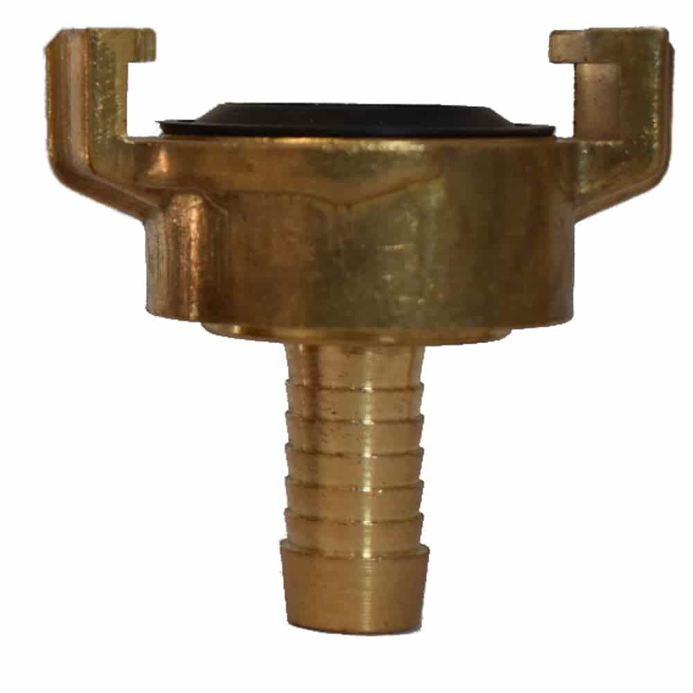 Accoppiamento in ottone con ugello girevole 1/2" pollice