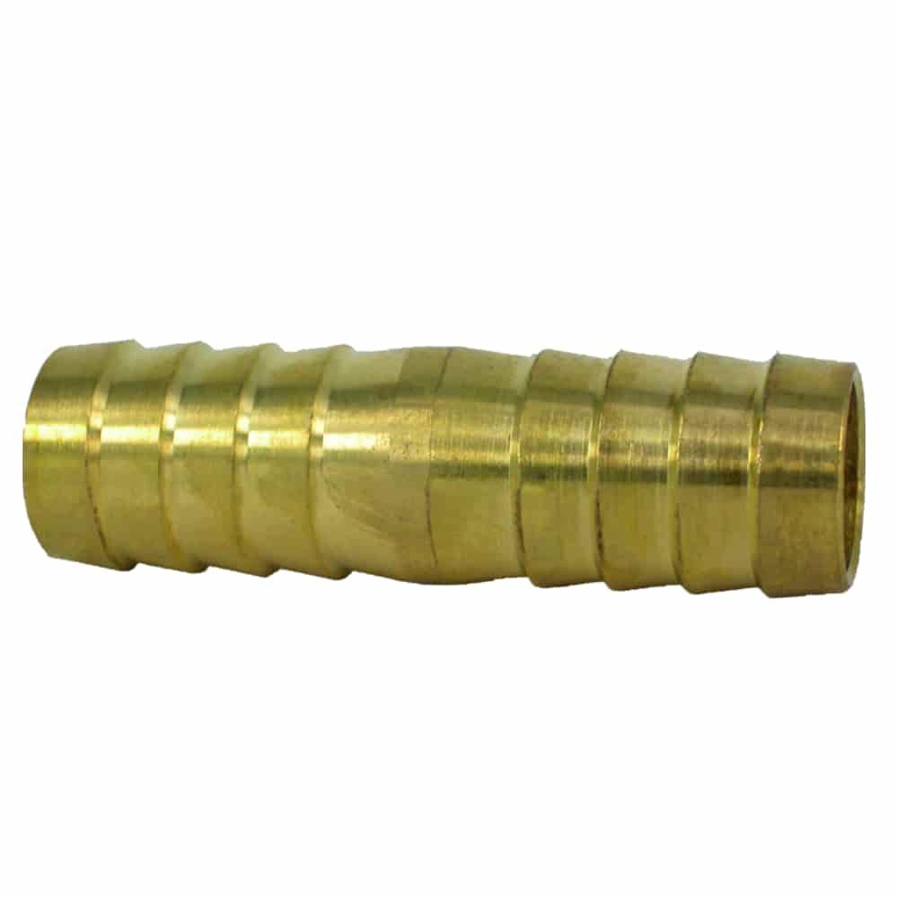 Connettore per tubo in ottone/ doppia boccola 13mm/ 1/2" pollice