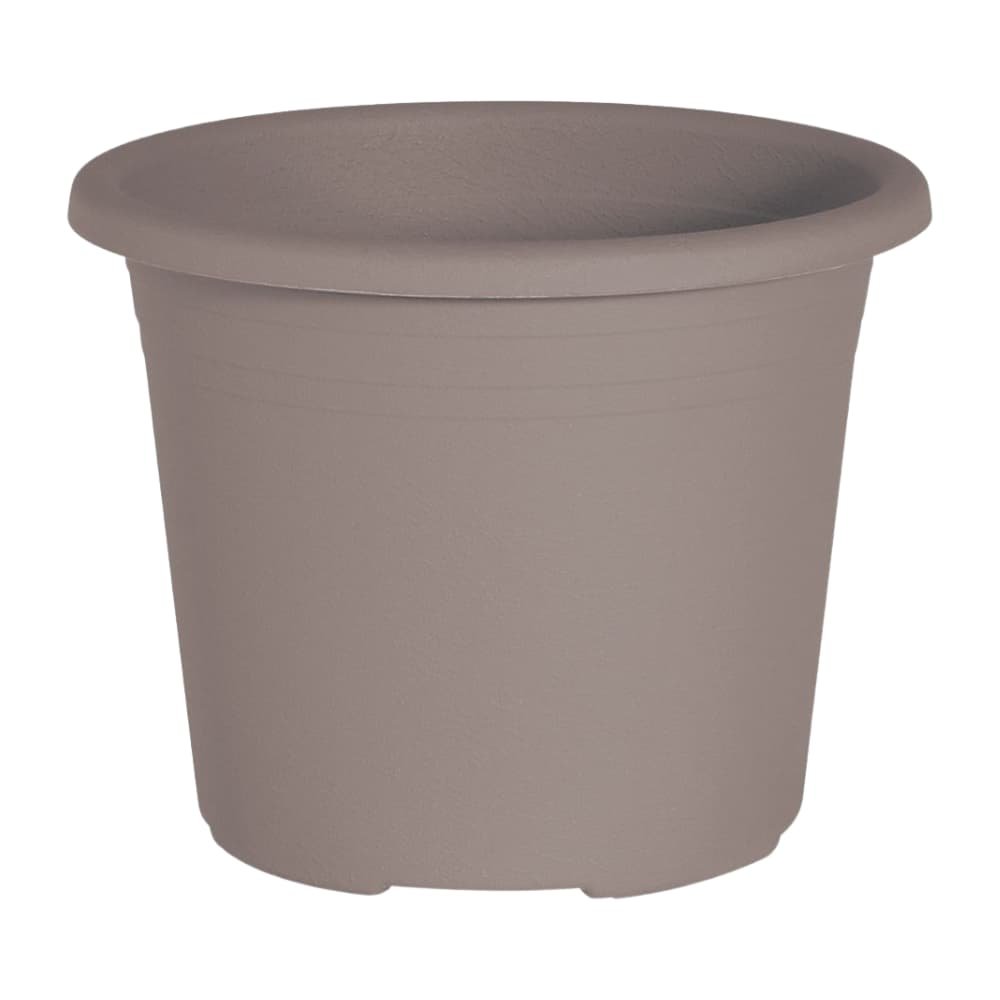 Vaso da fiori CYLINDRO ca. Ø 35 cm / 14, 5 Litri - taupe