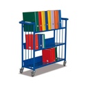 Carrello libri a 3 piani