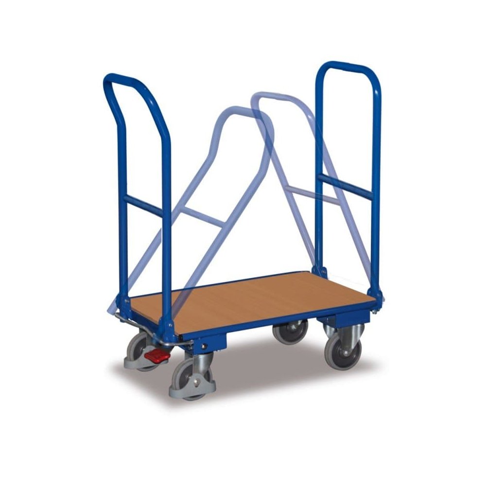 Carrello pieghevole con 2 maniglie 250 kg + EasySTOP