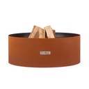 Braciere "BOURBON" 70 cm - in acciaio Corten