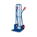 Carrello tubolare in acciaio 250 kg con grande pala Pneumatici in gomma piena 570 x 585 x 1310 mm