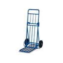 Carrello per pacchi 100 kg pieghevole due volte con pneumatici termoplastici 475 x 625 x 1025 mm