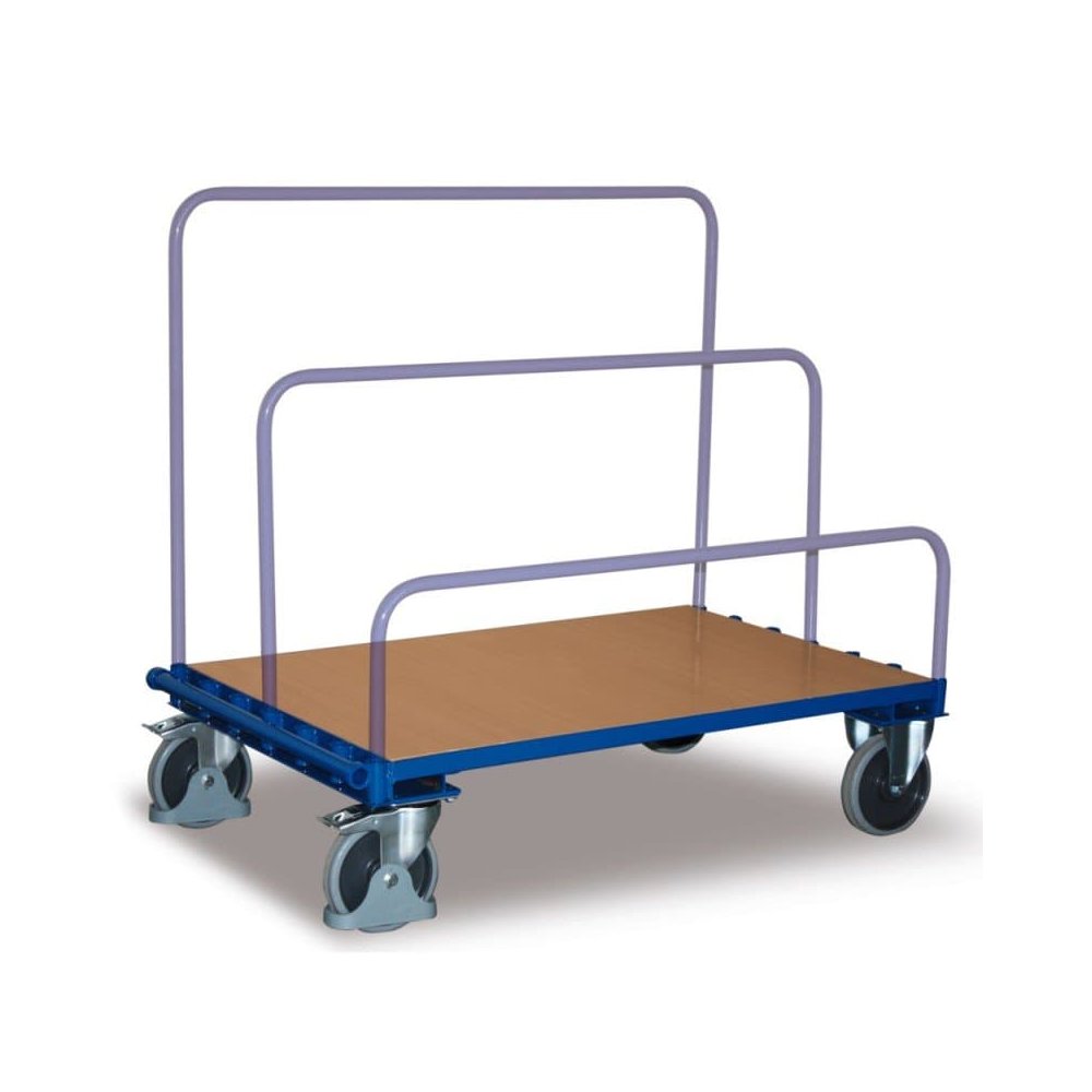 XL-Carrello per piastre senza maniglie 500 kg di carico