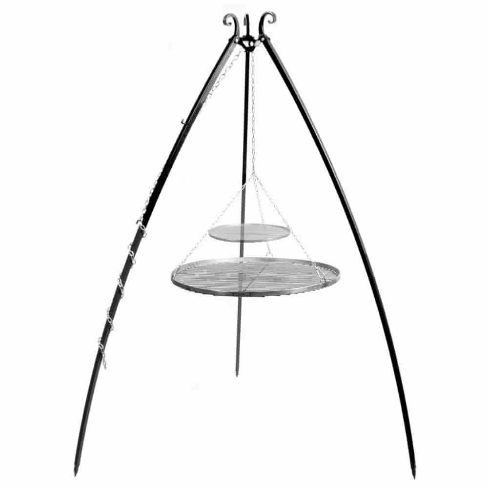 Griglia girevole 200 cm + Doppia griglia 80 cm e 40 cm