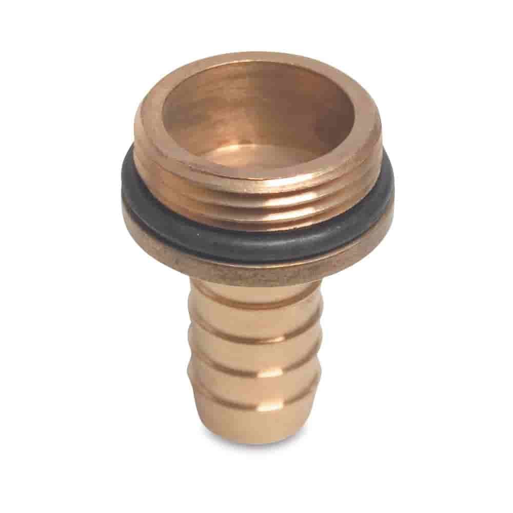 Raccordo per tubo in ottone con O-Ring 1" AG x 25 mm