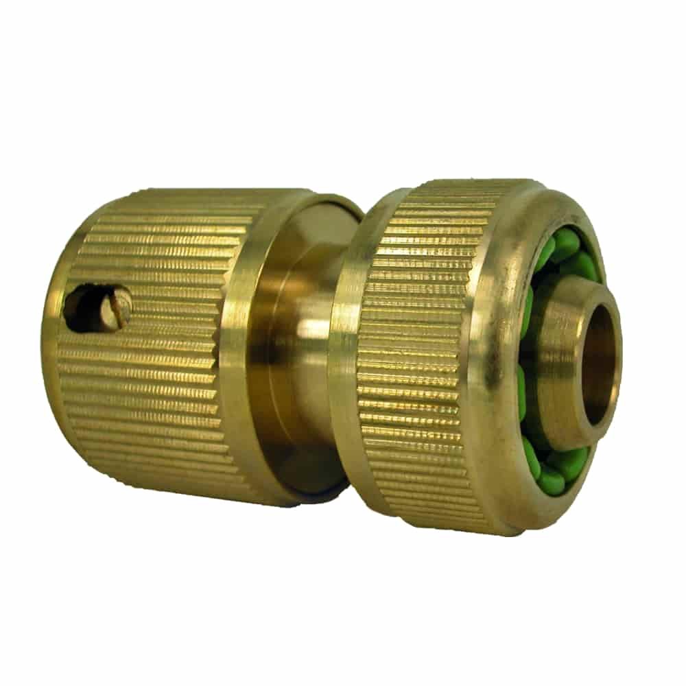 Sistema di Raccordo Rapido in Ottone 1/2" con Stop Acqua