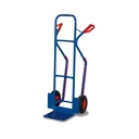 Carrello a tubo d'acciaio 250 kg con pattini di scorrimento Pneumatici 550 x 615 x 1305 mm