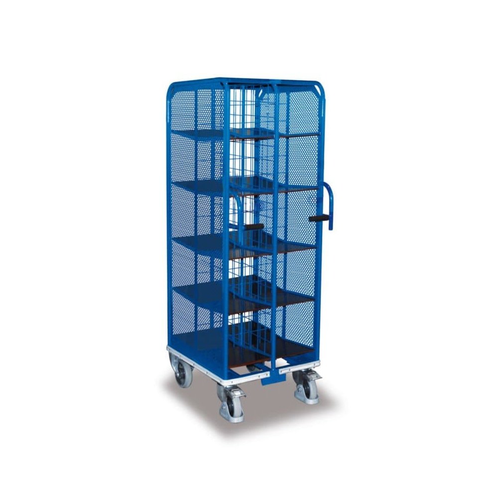 Carrello per documenti con 2 x 10 scomparti + EasySTOP