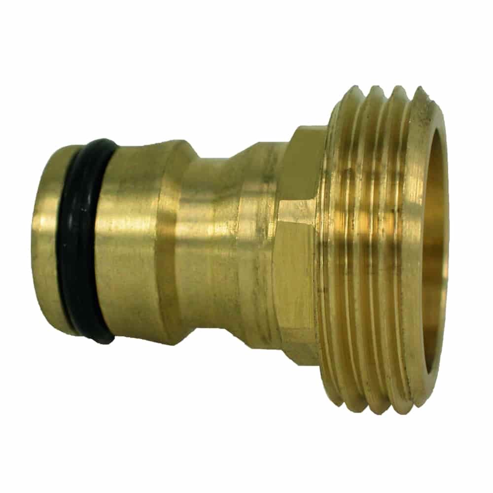 Sistema a innesto in ottone 3/4" pollice raccordo rubinetto con filettatura maschio