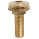 Raccordo filettato in ottone passante 1/2" AG