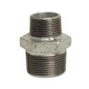 Raccordo filettato in ghisa malleabile riduzione nipplo 1/2" AG x 1/4" AG