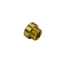 Raccordo filettato in ottone prolunga rubinetto 3/4" AG x 3/4" IG 15 mm