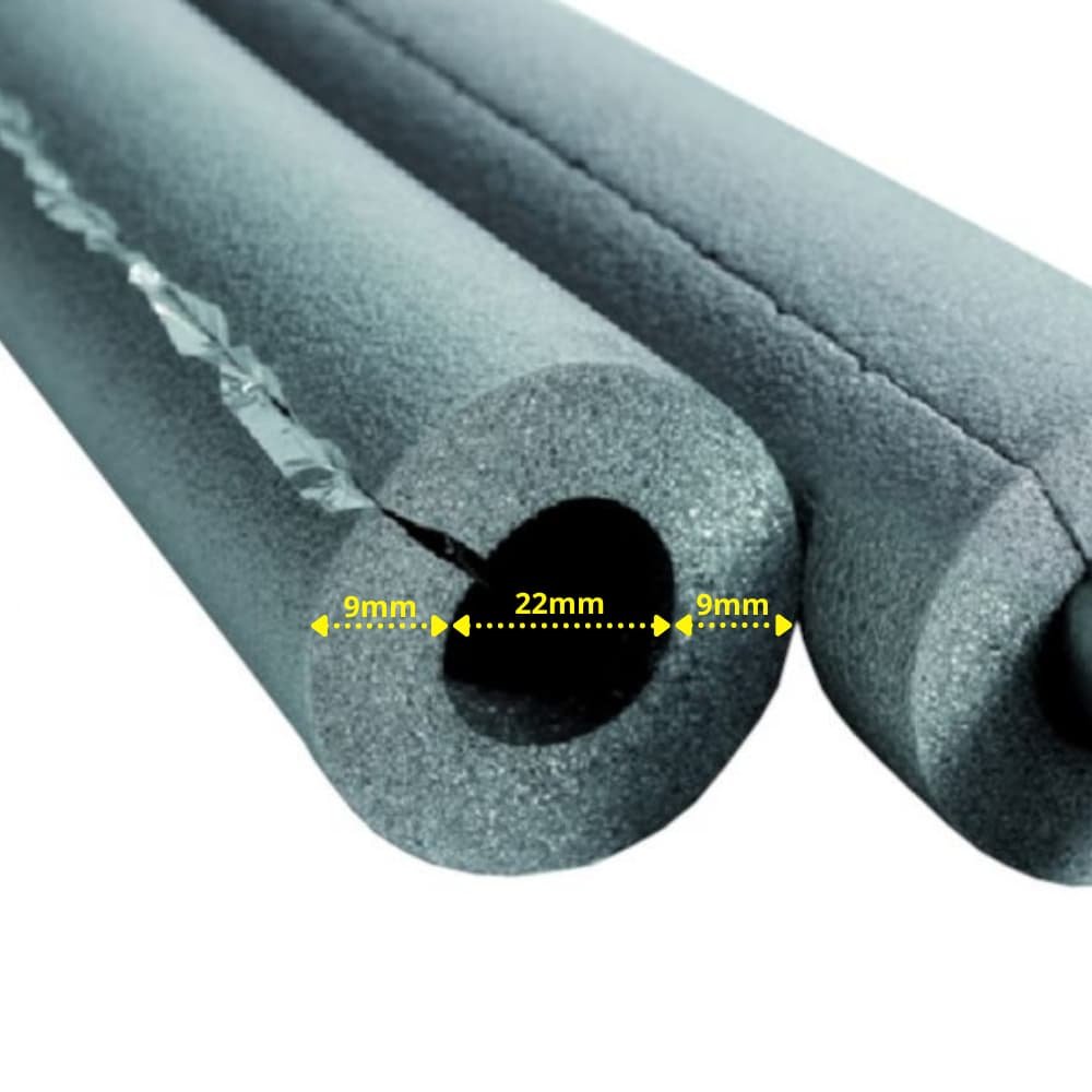 CLIMAFLEX® XT 2m Tubo isolante Ø 22 mm x 9 mm Isolamento autoadesivo