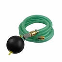 1"/25mm Tubo di aspirazione e mandata con presa galleggiante + 1" AG Nipplo doppio 4m