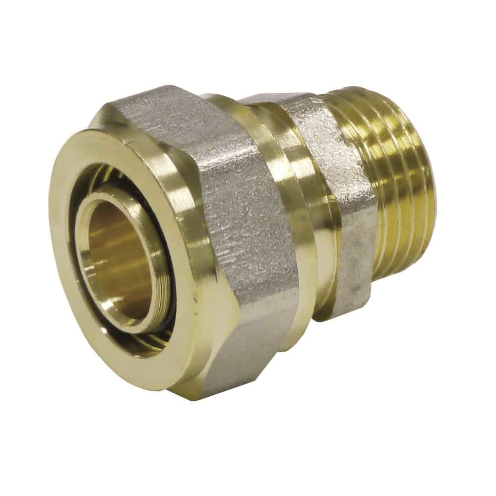 Raccordo a vite accoppiamento 20 x 2 - 1/2" AG